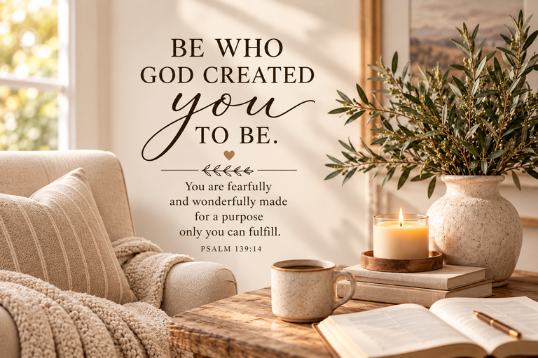 Be Who God Created You to Be